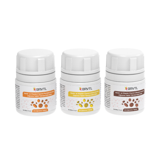 Iron + Vitamin C Chewable Tablets (60 Pieces) image 2