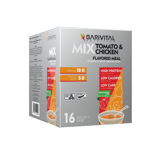 High Protein Mix Soup, Tomato & Chicken (16 Sachets)